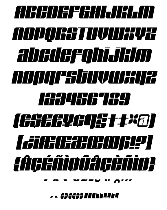 Glyphic Neue Italic Set